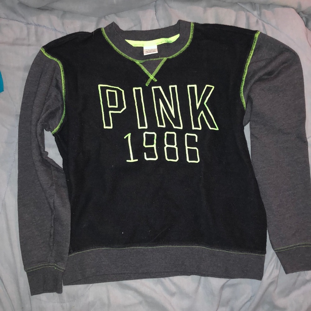 Pink crew neck